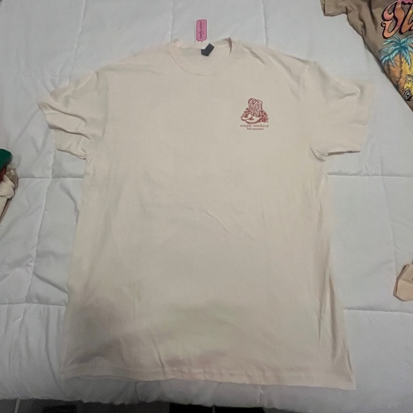 Simply Southern “Long Live Cowgirls” Cream T-Shirt Size XLarge - Picture 2 of 3